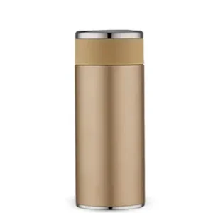 Elegant Gold and Silver Insulated Travel Mug