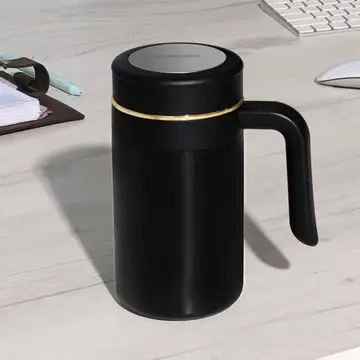 Premium Black Insulated Travel Mug