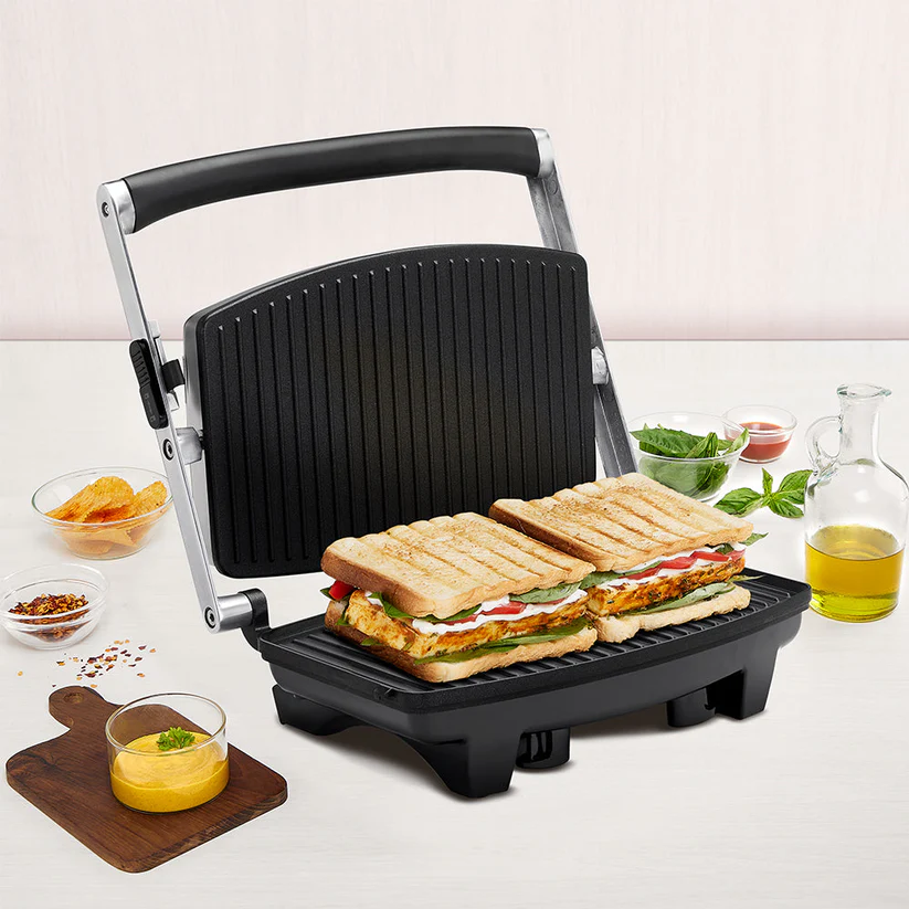 Deluxe Electric Panini Sandwich Maker Grill