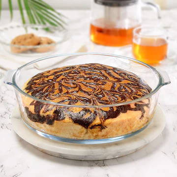 Clear Glass Baking Dish with Handles