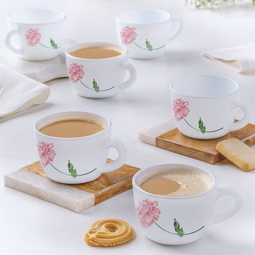 Blossom & Breeze Ceramic Tea Mug Set