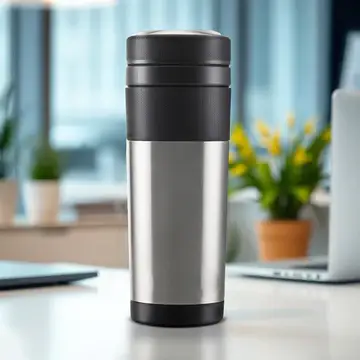 Sleek Stainless Steel Insulated Travel Mug