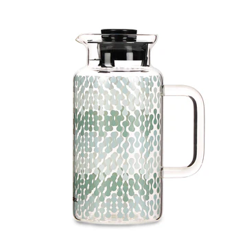 Modern Wave Pattern Glass Water Jug