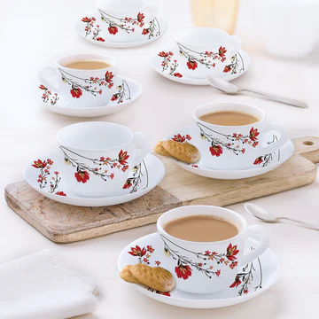Scarlet Blossom Tea Set