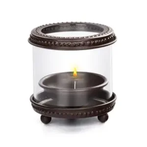 Elegant Glass Candle Holder