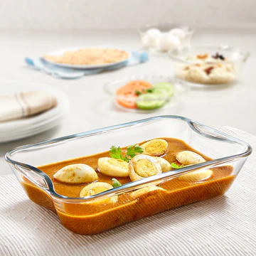 Glass Casserole Dish with Handles