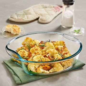 Clear Glass Baking Dish with Handles