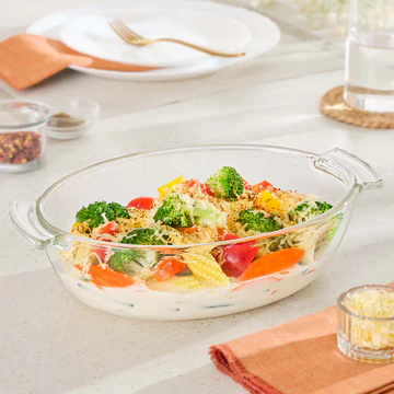 Glass Casserole with Handles