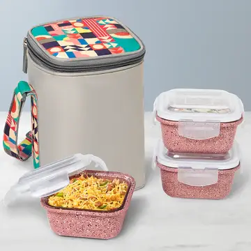 Colorful Insulated Lunch Bag Set