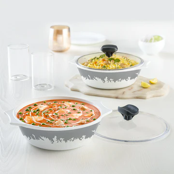 EcoChef Non-Stick Multi-Use Cooking Pot with Glass Lid