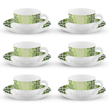 EcoChic Green Leaf Tea Set