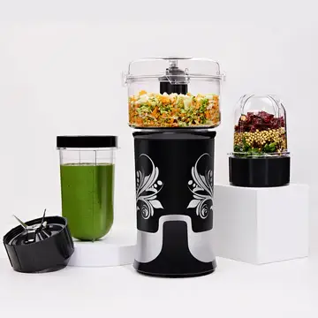 Electric Food Processor with Juicer and Grinder