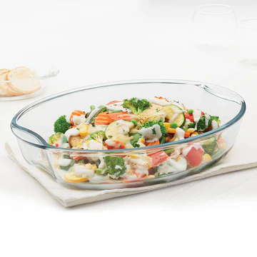 CrystalClear Glass Casserole Dish